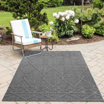 Buitenkleed | Patara | Luxury | Grijs | 160x230 cm, Verzenden, Nieuw