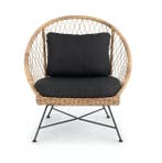 Lounge Tuinstoel - Aurora - Wicker Naturel - The Outsider, Verzenden, Nieuw