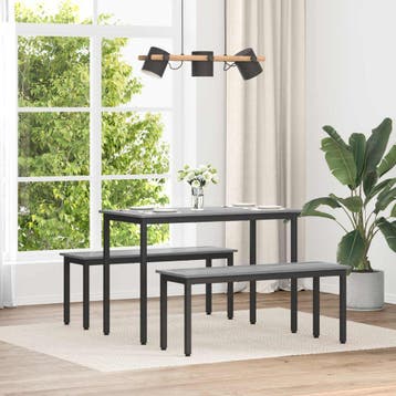 vidaXL Bank Grijs Sonoma 110 x 35 x 45 cm Bewerkt hout, Verzenden, Nieuw, Hout