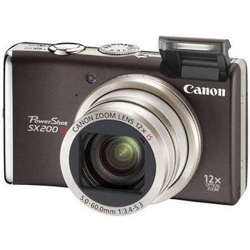 Canon PowerShot SX200 IS Digitale Compact Camera - Bruin, Verzenden, Gebruikt