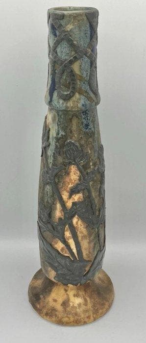 Jean Langlade - Vaas - Terracotta - Art Nouveau, Antiek en Kunst