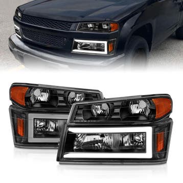 ANZO 04-12 GM Colorado/Canyon/I-Series Crystal Headlights -, Ophalen of Verzenden, Nieuw