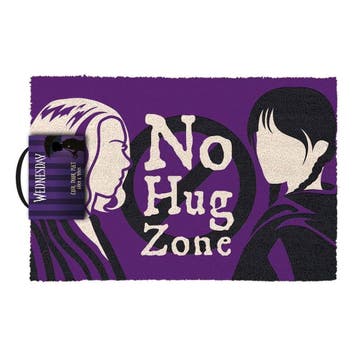 Wednesday Deurmat No Hug Zone 40 x 60 cm, Ophalen of Verzenden, Nieuw