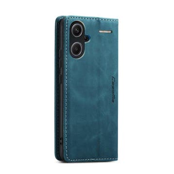 CaseMe book case leer - Xiaomi Redmi Note 13 Pro+ 5G - blauw, Verzenden, Nieuw