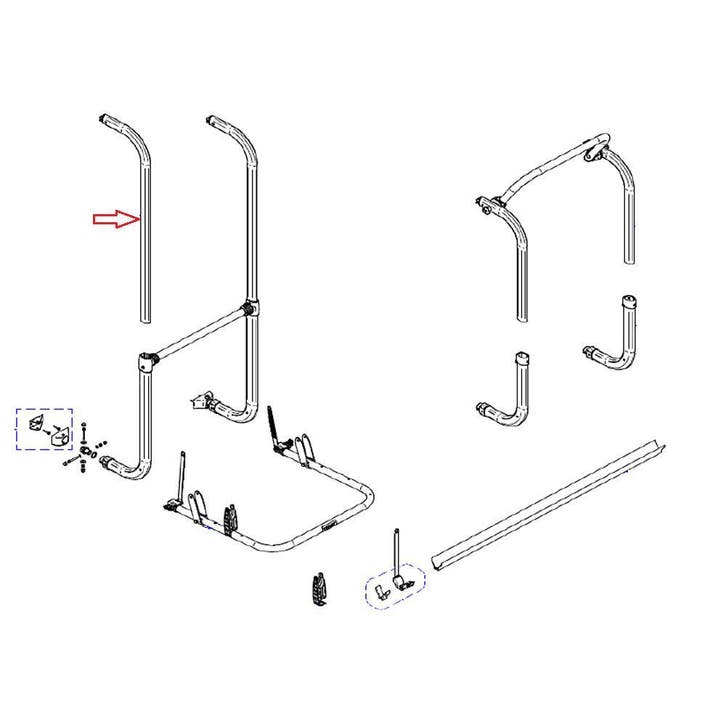 Thule Elite G2 Bovenarm zwart, Auto diversen, Fietsendragers, Nieuw, Ophalen of Verzenden