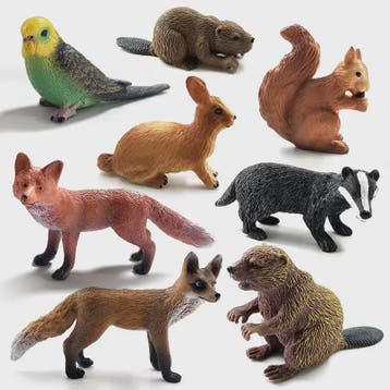 Miniatuur Dieren Beeldjes - Bosdieren, Vogels & Meer voor Tu, Verzenden, Nieuw
