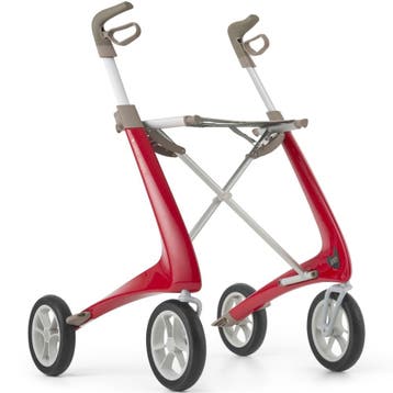 By ACRE Carbon ultralight rollator Wide - Rood, Diversen, Rollators, Ophalen of Verzenden, Nieuw