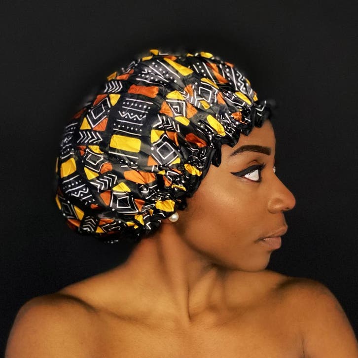 GROTE Douchemuts / Shower cap voor vol haar / krullen / afro, Sieraden, Tassen en Uiterlijk, Uiterlijk | Lichaamsverzorging, Nieuw