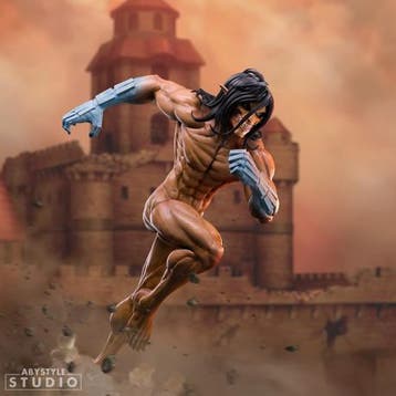 Attack On Titan Statue 1/10 Eren Titan Form 19 cm, Ophalen of Verzenden, Nieuw