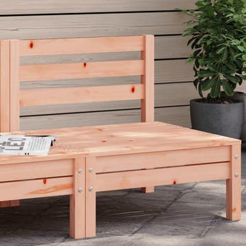 vidaXL Tuinbank zonder armleuningen massief douglashout, Verzenden, Nieuw