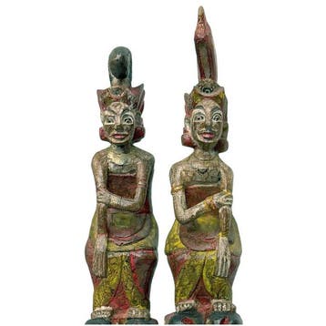 Pair of ORIGINAL Balinese Temple Guardian Statues - PRATIMA