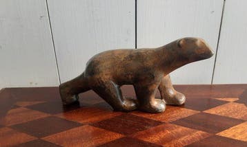 P. Chenet - Figuur - Beer - 16,5 cm - Brons