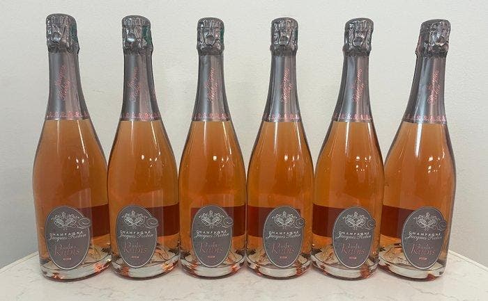 Jacques Robin, Rubis - Champagne Rosé - 6 Flessen (0.75, Verzamelen, Wijnen