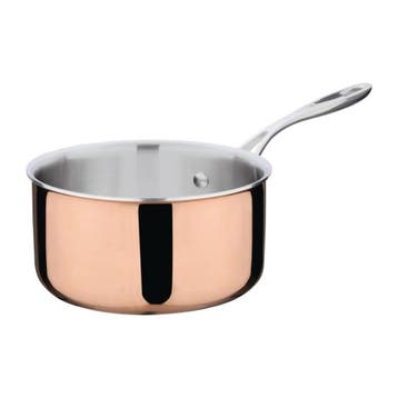 Vogue Triwall koperen inductie steelpan 18cm, Verzenden, Nieuw