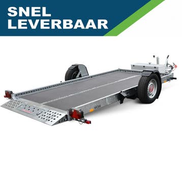 Motortrailer Stema WOM 1500 Kg geremd 301x169 afzinkbaar, Ophalen, Nieuw