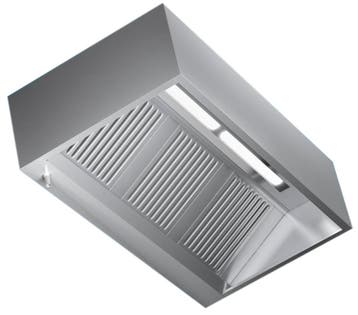 Doosmodel Afzuigkap | 200 x 110 x 45 cm Combisteel, Verzenden, Nieuw in verpakking