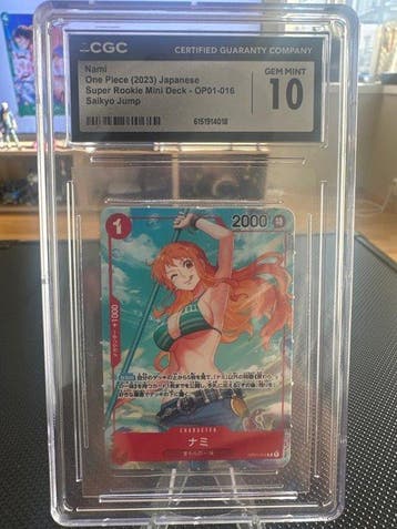 Saikyo Jump - 1 Graded card - One Piece - Nami OP01-016 -, Nieuw