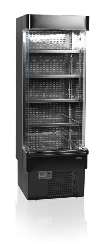 Open Front Koeler | Zwart | 2 tot 8 °C | 685 x 737 x 1985.., Verzenden
