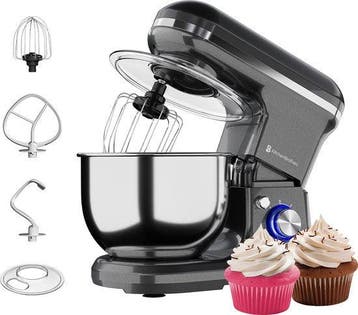 2dekans | KitchenBrothers Keukenmachine - Keukenrobot - 5L -, Ophalen of Verzenden, Zo goed als nieuw