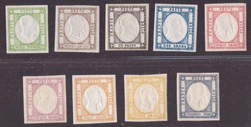Italiaanse oude staten - Napels 1861 - Napolitaanse, Gestempeld