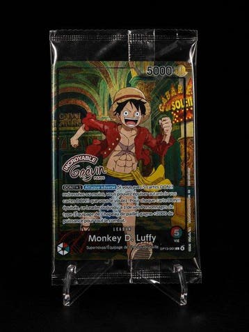 Bandai - 1 Card - One Piece - Monkey D. Luffy OP13-001 Promo, Nieuw