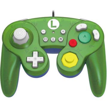 Hori Super Smash Bros Controller Luigi Edition, Ophalen of Verzenden, Zo goed als nieuw