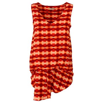 Sarah Lawrence • rode top met motief • 38, Kleding | Dames, Maat 38/40 (M), Sarah Lawrence, Verzenden, Nieuw