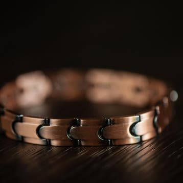 Luxe gezondheidsarmband magnetisch koper - 1,05 cm, Sieraden, Tassen en Uiterlijk, Armbanden, Ophalen of Verzenden, Nieuw