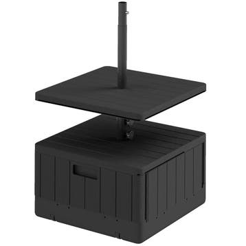 3 In 1 Parasolvoet 80 Kg Vulbaar, Beplantbare Parasolstandaa, Verzenden