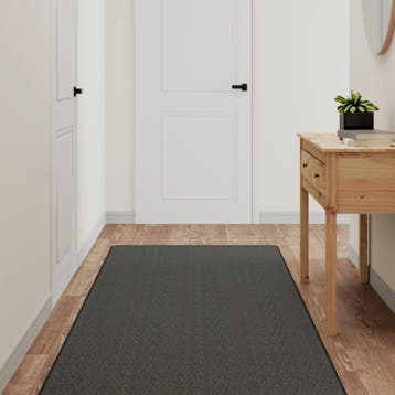vidaXL Tapijtloper 80x200 cm sisal-look antracietkleurig, Huis en Inrichting, Stoffering | Tapijten en Kleden, Verzenden, Nieuw