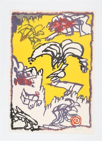 Pierre Alechinsky (1927) - C O B R A Constant, Egill, Antiek en Kunst