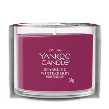 Yankee Candle Sparkling Winterberry Mini Filled Votive -, Ophalen of Verzenden, Nieuw, Overige typen