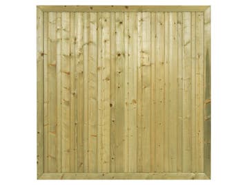 Vuren Scherm Rhombus in Kader 4.5 x 180 cm (45 x 1800 mm), Nieuw