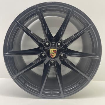 Porsche 992 ORIGINELE 20/21inch Carrera S Unizwart winterset, Ophalen, Gebruikt, Banden en Velgen, 305 mm