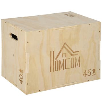 TRUUSK Plyo Box van Hout - Plyometrisch Platform met Handvat, Verzenden, Nieuw