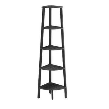 Hoekplank 5 Niveaus met Stalen Frame – Hoekboekenkast, Verzenden, Nieuw