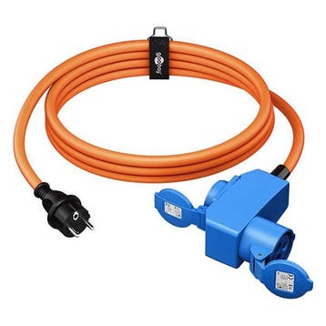 CEE verloopkabel | Goobay | 1.5 meter, Verzenden, Nieuw