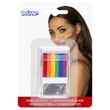 Schminkstift 6-in-1 Regenboog, Kleding | Dames, Ophalen of Verzenden, Nieuw