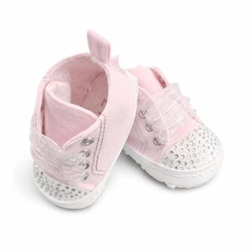 EMC baby meisjes schoen roze glitter - Schoenmaat 16 (0-3, Ophalen of Verzenden, Nieuw