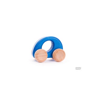 Bajo houten auto elipse blauw - duu van €10,99 voor €6,59, Ophalen of Verzenden, Nieuw