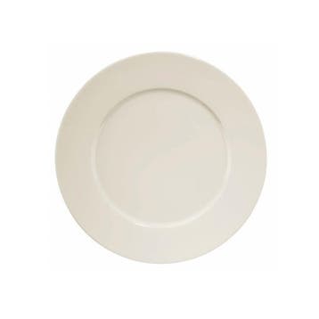 GGM Gastro | (12 stuks) PERA Creme - bord - vlak - porselein, Verzenden, Nieuw, Bord(en)