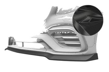 Cup spoiler lip voor Mercedes Benz GLC X253 / C253 CSL896-C, Verzenden, Nieuw