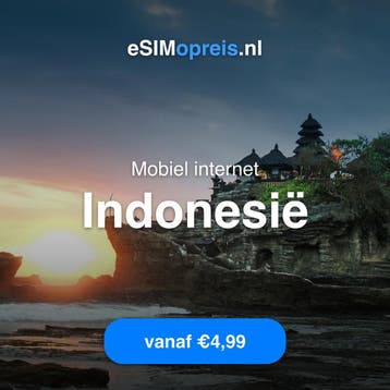 eSIM Indonesië - Mobiel internet vanaf €4,99, Telecommunicatie, Prepaidkaarten en Simkaarten, Verzenden, Nieuw, Prepaidkaart