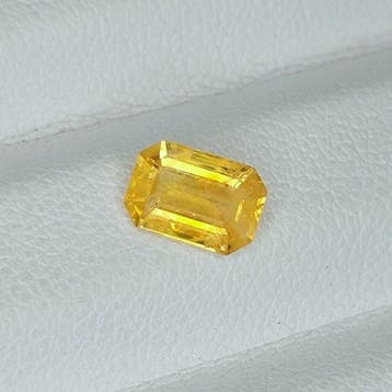 Zonder minimumprijs Geel Saffier - 1.03 ct - International, Sieraden, Tassen en Uiterlijk, Nieuw