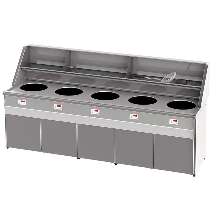 Friteuse | SANTANA | Propaangas | 18+18+18+18+18L | 90kW |, Zakelijke goederen, Horeca | Keukenapparatuur, Nieuw in verpakking