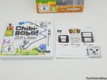 Nintendo 3DS - Chibi-Robo Zip Lash + Amiibo - Big Box, Verzenden, Gebruikt