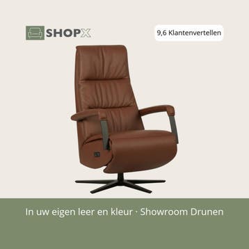 Leren sta-op-stoel Core - Massif Armagnac (donkercognac) -, Huis en Inrichting, Bohemian, Industrieel, Modern, Scandinavisch, Nieuw