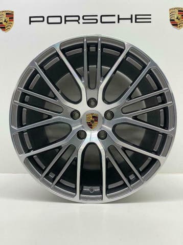 Porsche Panamera (971)21 ExclusiveDesignSport Alu met banden, Ophalen, Gebruikt, Banden en Velgen, 21 inch