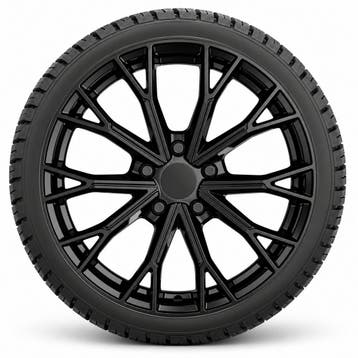 Audi Q6 e-tron (85H) winterset - hoogglans zwart (stijl 22), Auto-onderdelen, Ophalen of Verzenden, Nieuw