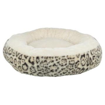 Trixie hondenmand leo soft rond pluche creme / panterprint, Verzenden, Nieuw